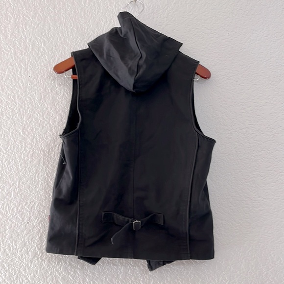 Tripp NYC Black Denim Vest Jacket - Picture 9 of 17